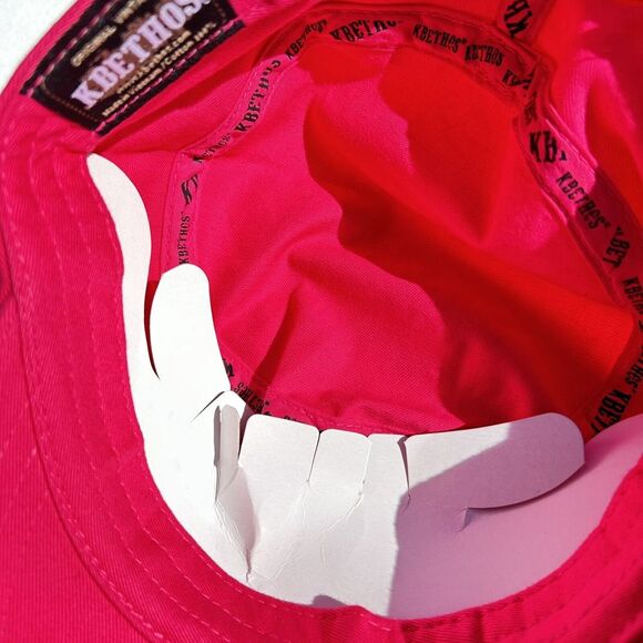 KBethos Cap Hot Pink Distressed Classic Adjustable Women's New Without Tags Hat - Picture 6 of 7